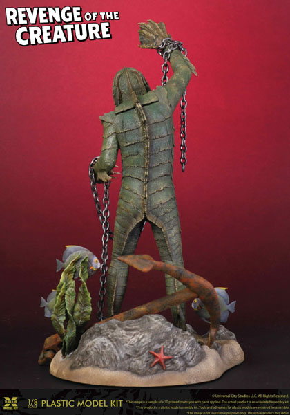 X-Plus Revenge of the Creature Gill-man 1/8 Scale Plastic Model Kit